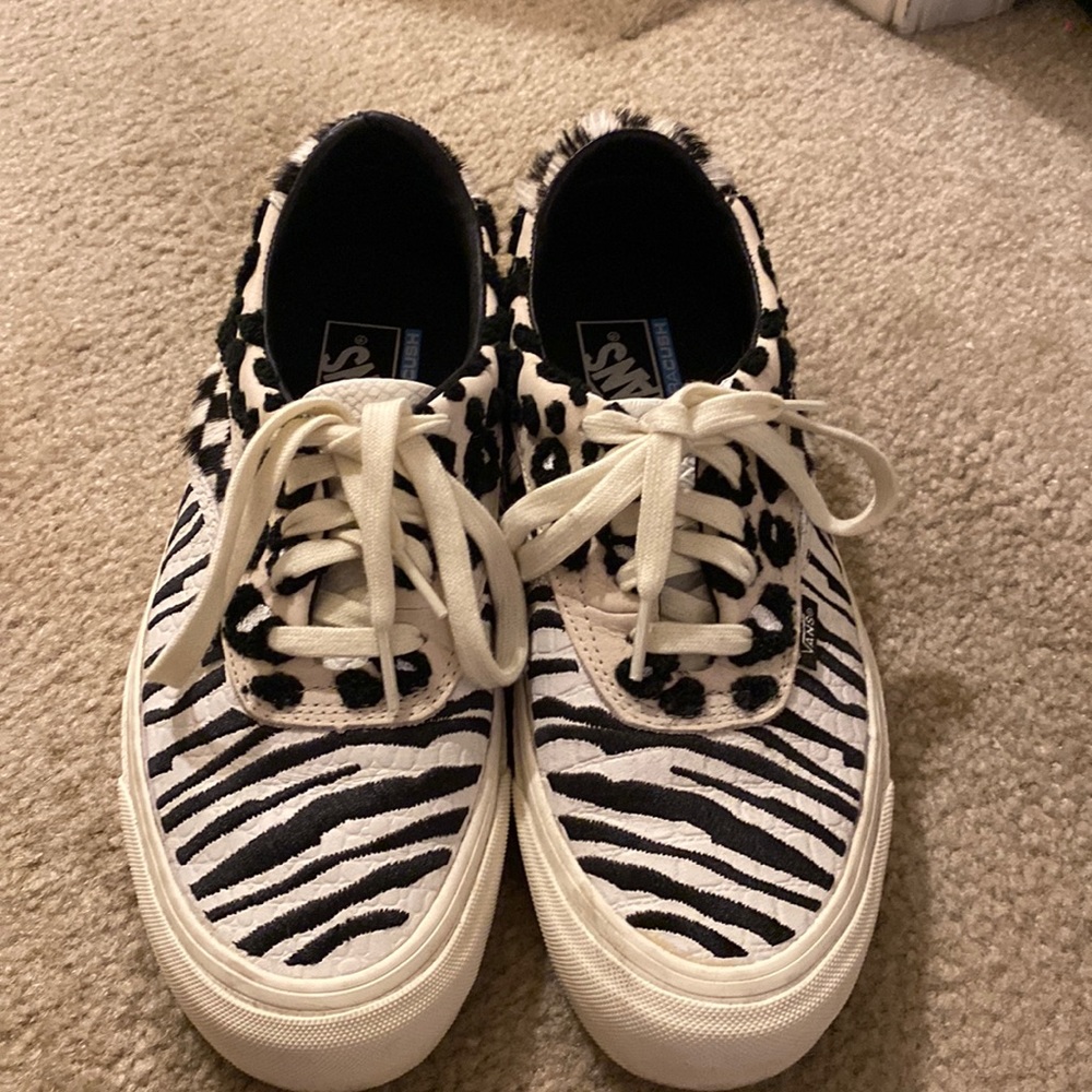 Unique zebra and cheetah vans